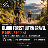Rennkalenderbild Black Forest ULTRA Gravel 2027 mit Gravel-Fahrern, Termin 24. JULI 2027, Kirchzarten, Schwarzwald.