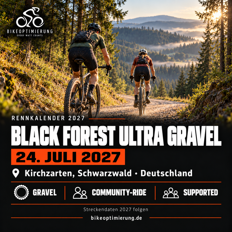 Rennkalenderbild Black Forest ULTRA Gravel 2027 mit Gravel-Fahrern, Termin 24. JULI 2027, Kirchzarten, Schwarzwald.