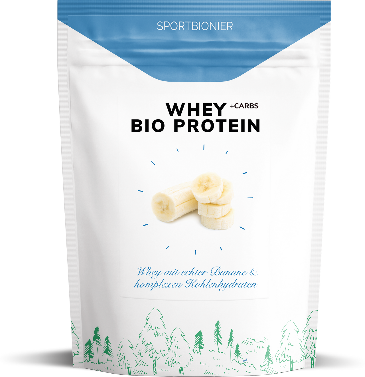 Sportbionier Bio Recovery Whey mit Banane und Maltodextrin - MXT