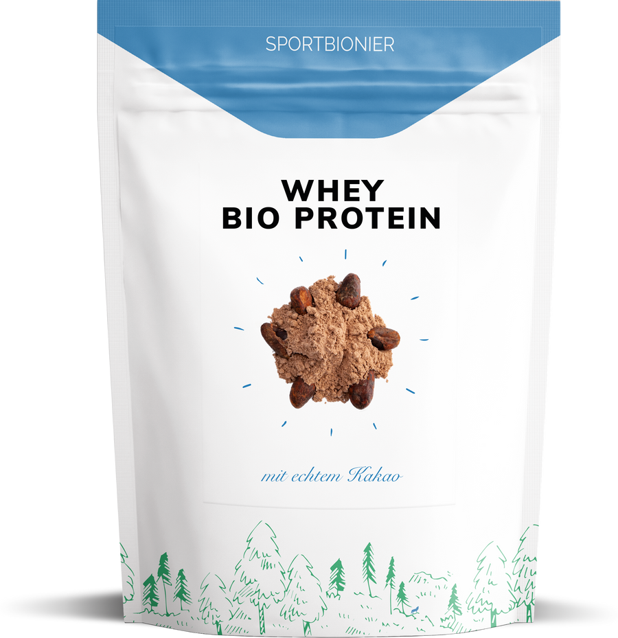 Sportbionier Bio Molkenprotein Kakao – Natürliches Whey Protein ohne Zusätze