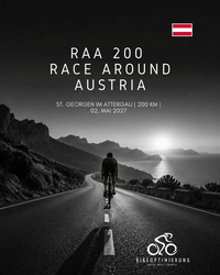 RAA 200 – 200 Kilometer Rennrad-Gruppenausfahrt am 2. Mai 2027 von St. Georgen im Attergau nach Ulrichsberg in Oberösterreich.