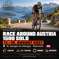 Rennkalenderbild Race Around Austria – 1500 Solo 2027 mit Rennradfahrern, Termin 11.–15. AUGUST 2027, St. 