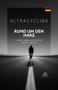 Rennkalender-Grafik zu Rund um den Harz am 3. April 2027 mit 297 und 145 Kilometern.
