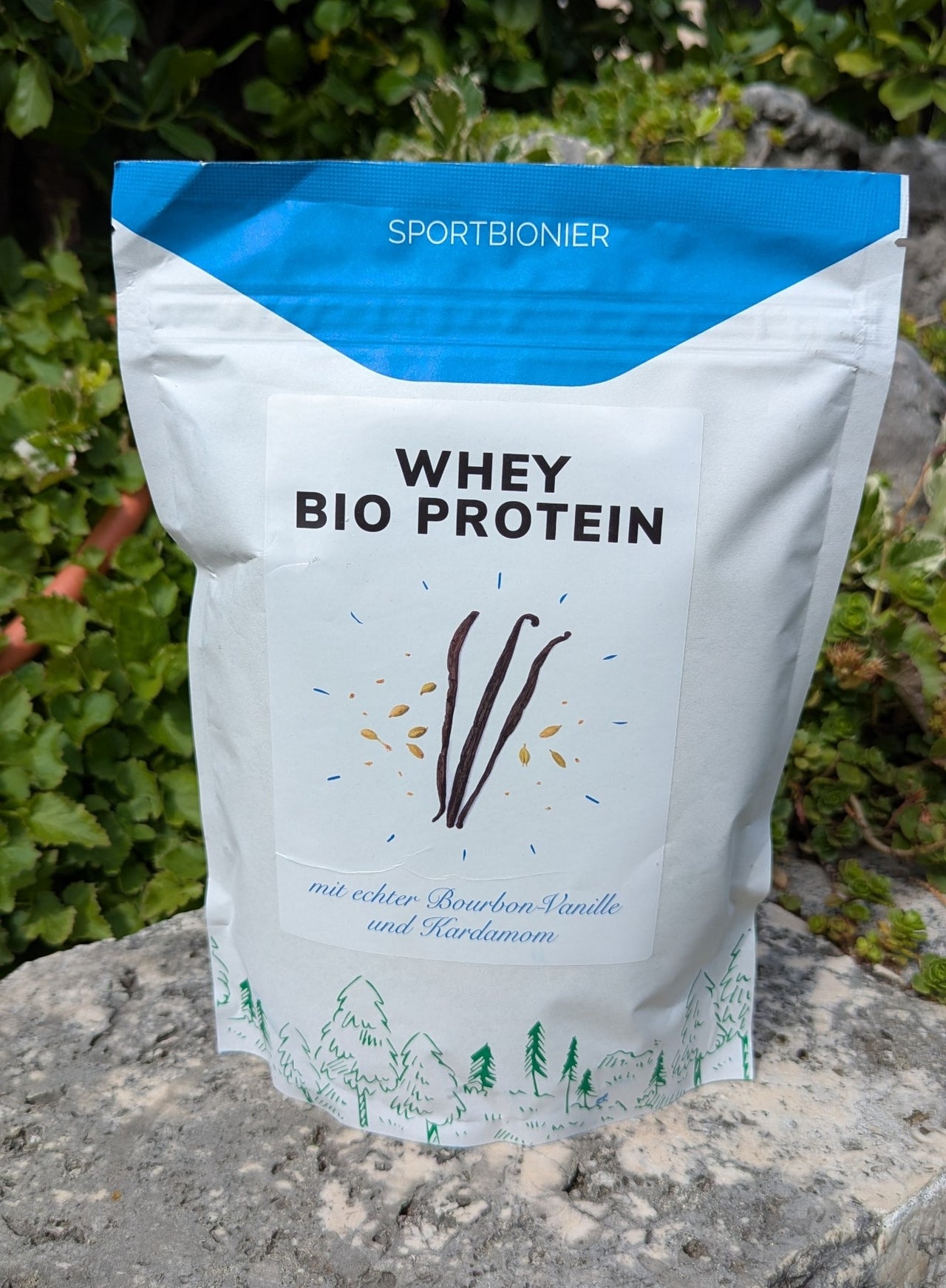 Sportbionier Bio Bourbon Vanille und Kardomom – Natürliches Whey Protein ohne Zusätze