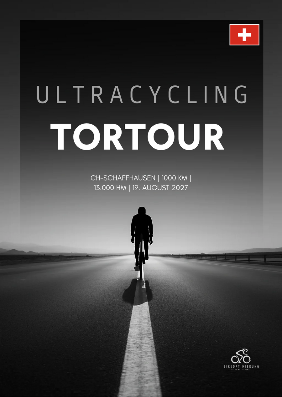 TORTOUR Ultracycling 2027 in Schaffhausen, Schweiz – Nonstop-Rennradrennen mit Strecken über 250, 500 und 1.000 Kilometer sowie bis zu 13.000 Höhenmetern.