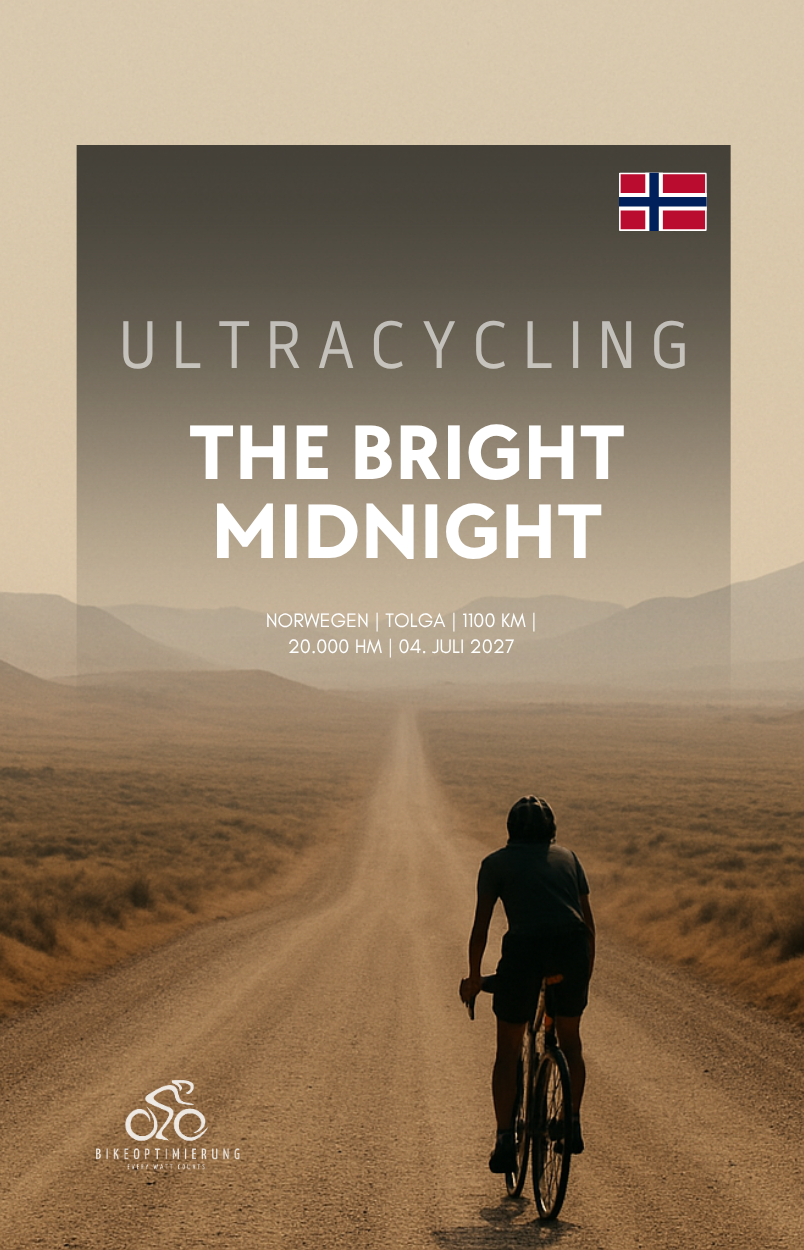 The Bright Midnight 2027 – Unsupported Gravel- und Bikepacking-Rennen über 1.100 Kilometer und 20.000 Höhenmeter durch Norwegen.
