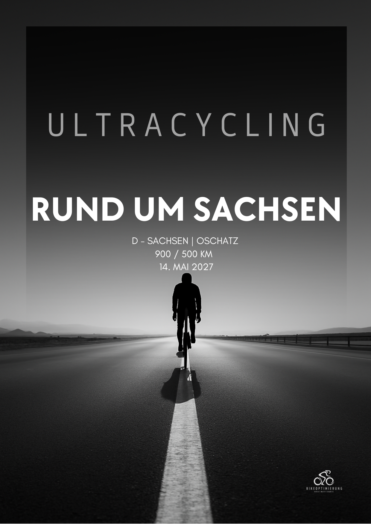 Rennkarte Rund um Sachsen 2027: Ultracycling über 900 oder 500 Kilometer mit Start in Oschatz