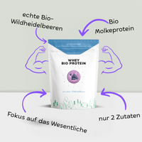 Sportbionier Bio Molkenprotein Wildheidelbeere